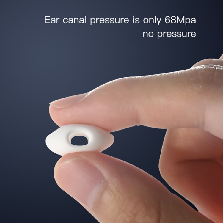 2 Pairs TOTU AA-103 Bluetooth Earphone Silicone Ear Caps Earpads for Apple AirPods Pro, Size: S(White)