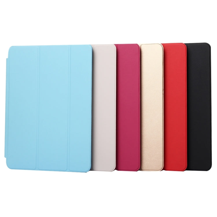 Horizontal Flip Solid Color Leather Case for iPad Pro 11 inch (2018), with Three-folding Holder & Wake-up / Sleep Function