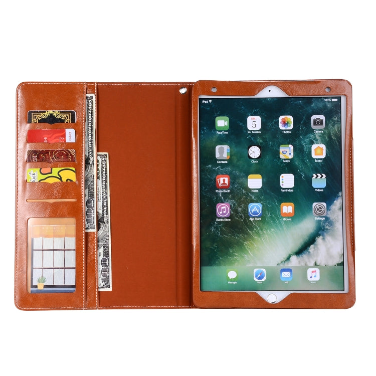Business Style Horizontal Flip Leather Case for iPad Pro 10.5 inch, with Wallet & Card Slot & Holder & Lanyard