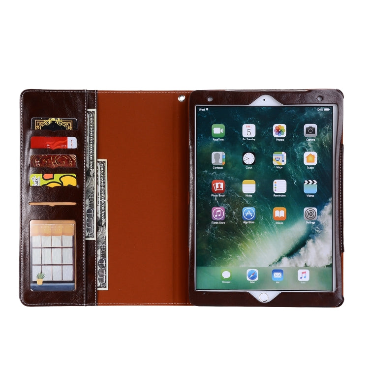 Business Style Horizontal Flip Leather Case for iPad Pro 10.5 inch, with Wallet & Card Slot & Holder & Lanyard