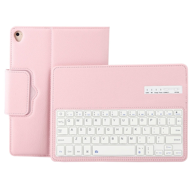 IP071 for iPad Pro 9.7 inch / iPad Air 2 / iPad Air /iPad 9.7 (2018) & iPad 9.7 (2017) Separable ABS Bluetooth Keyboard + Litchi Texture Horizontal Flip Leather Tablet Case with Holder