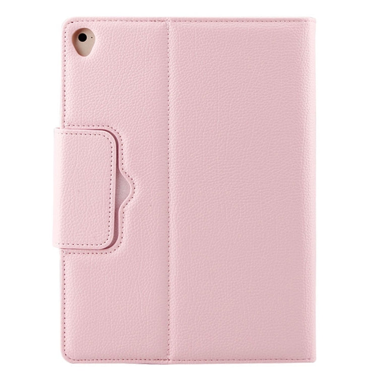 IP071 for iPad Pro 9.7 inch / iPad Air 2 / iPad Air /iPad 9.7 (2018) & iPad 9.7 (2017) Separable ABS Bluetooth Keyboard + Litchi Texture Horizontal Flip Leather Tablet Case with Holder