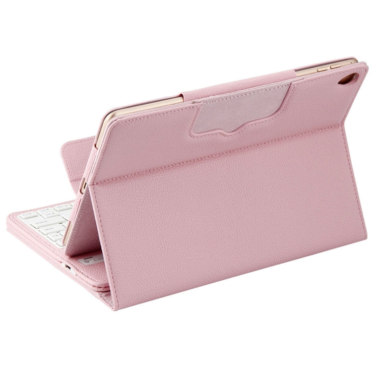 IP071 for iPad Pro 9.7 inch / iPad Air 2 / iPad Air /iPad 9.7 (2018) & iPad 9.7 (2017) Separable ABS Bluetooth Keyboard + Litchi Texture Horizontal Flip Leather Tablet Case with Holder