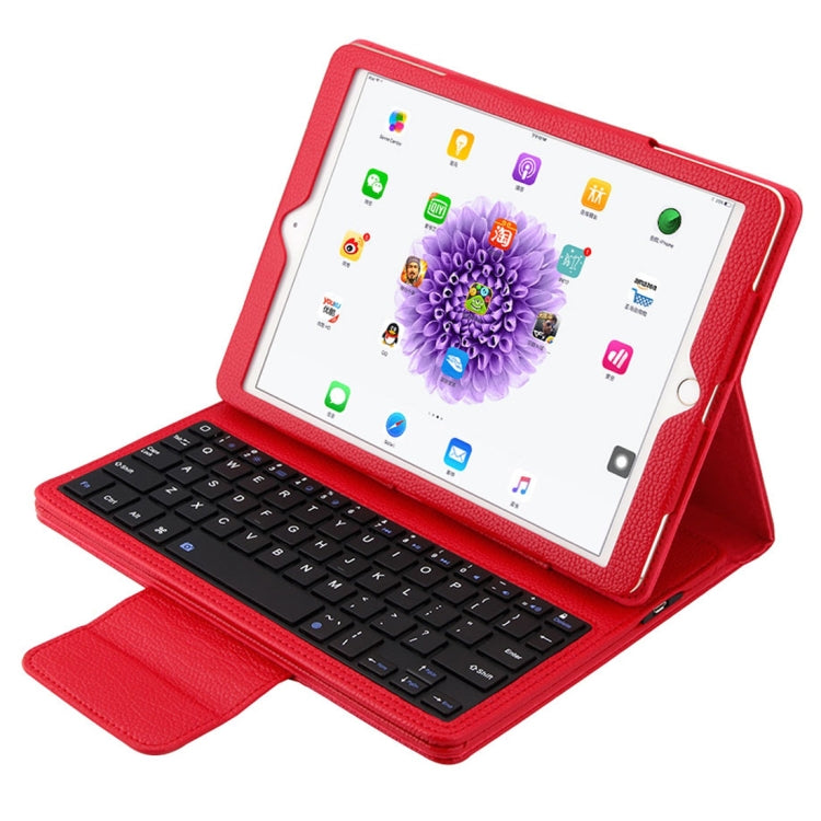 IP071 for iPad Pro 9.7 inch / iPad Air 2 / iPad Air /iPad 9.7 (2018) & iPad 9.7 (2017) Separable ABS Bluetooth Keyboard + Litchi Texture Horizontal Flip Leather Tablet Case with Holder