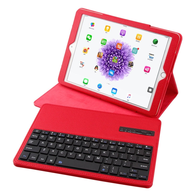 IP071 for iPad Pro 9.7 inch / iPad Air 2 / iPad Air /iPad 9.7 (2018) & iPad 9.7 (2017) Separable ABS Bluetooth Keyboard + Litchi Texture Horizontal Flip Leather Tablet Case with Holder