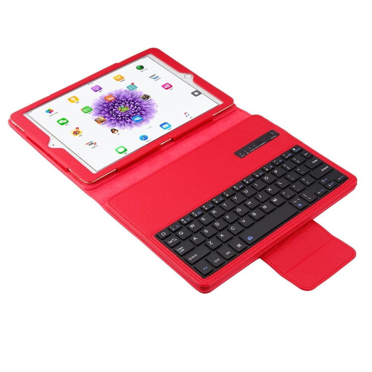 IP071 for iPad Pro 9.7 inch / iPad Air 2 / iPad Air /iPad 9.7 (2018) & iPad 9.7 (2017) Separable ABS Bluetooth Keyboard + Litchi Texture Horizontal Flip Leather Tablet Case with Holder