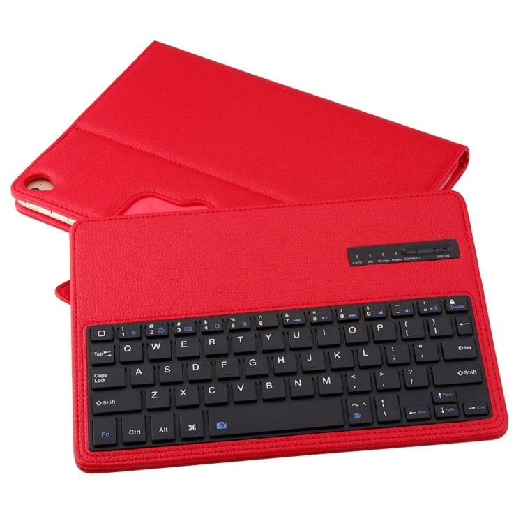 IP071 for iPad Pro 9.7 inch / iPad Air 2 / iPad Air /iPad 9.7 (2018) & iPad 9.7 (2017) Separable ABS Bluetooth Keyboard + Litchi Texture Horizontal Flip Leather Tablet Case with Holder