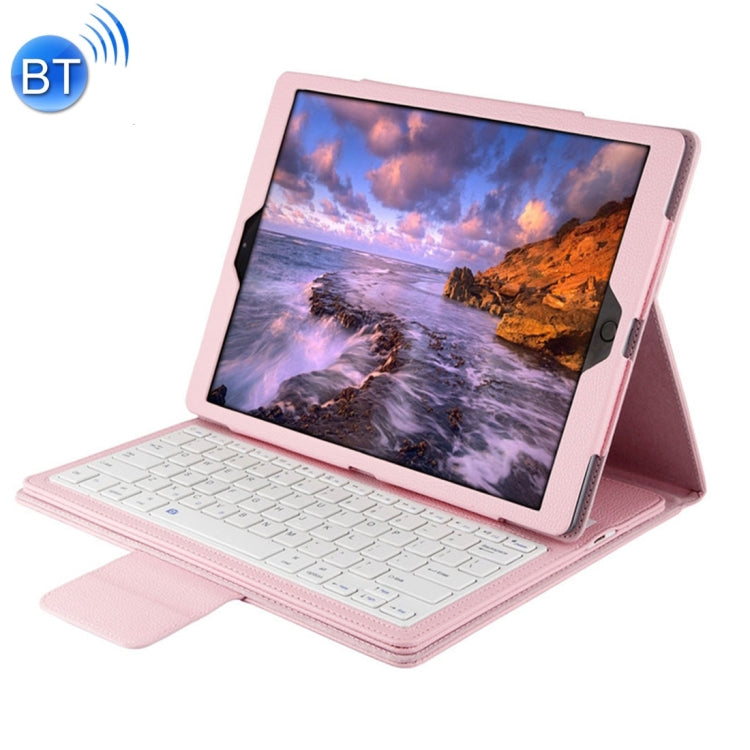 IP081 For iPad Pro 12.9 inch (2017) / iPad Pro 12.9 inch (2015) Separable Litchi Texture Horizontal Flip Leather Tablet Case + Bluetooth Keyboard with Holder