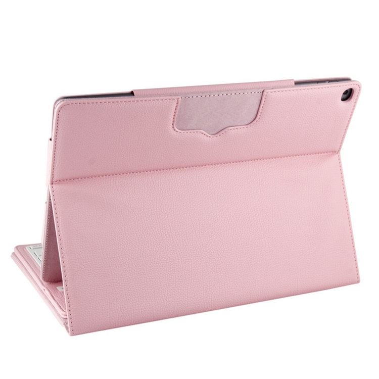 IP081 For iPad Pro 12.9 inch (2017) / iPad Pro 12.9 inch (2015) Separable Litchi Texture Horizontal Flip Leather Tablet Case + Bluetooth Keyboard with Holder
