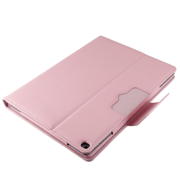 IP081 For iPad Pro 12.9 inch (2017) / iPad Pro 12.9 inch (2015) Separable Litchi Texture Horizontal Flip Leather Tablet Case + Bluetooth Keyboard with Holder