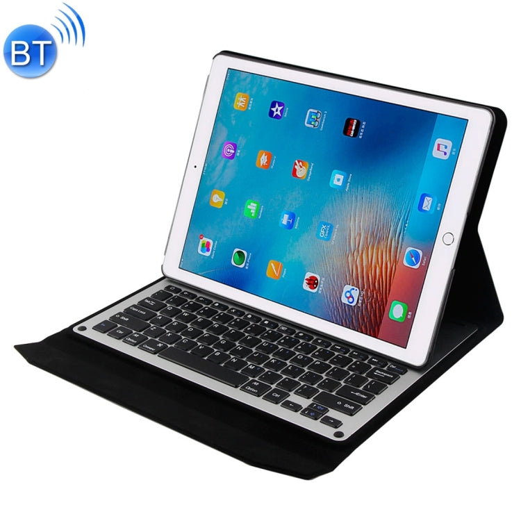 1098 For iPad Pro 12.9 inch Horizontal Flip Leather Tablet Case + Bluetooth Keyboard with Holder