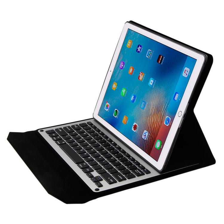 1098 For iPad Pro 12.9 inch Horizontal Flip Leather Tablet Case + Bluetooth Keyboard with Holder