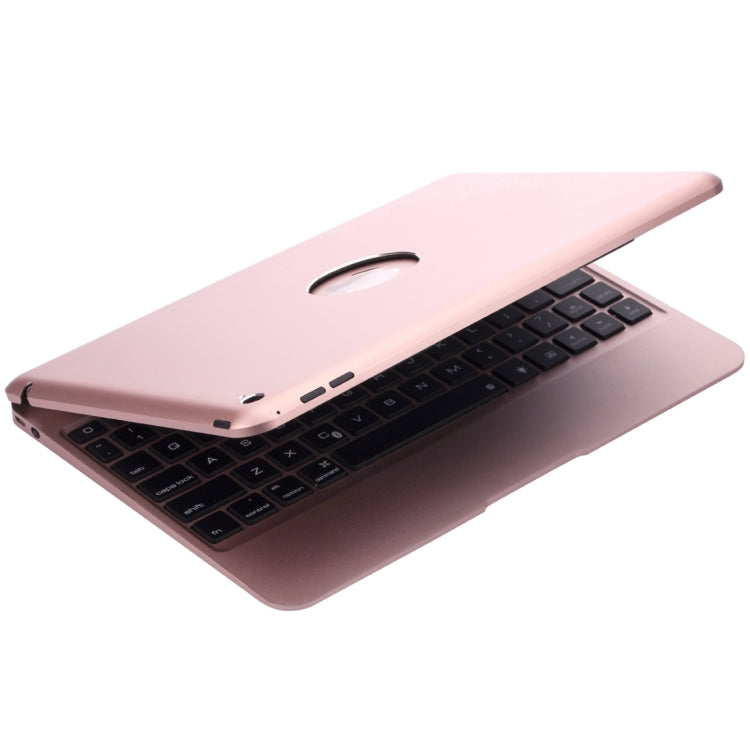 F06 for iPad Pro 9.7 inch / iPad Air 2 Portable Foldable Aluminium Alloy Wireless Bluetooth Backlight Keyboard