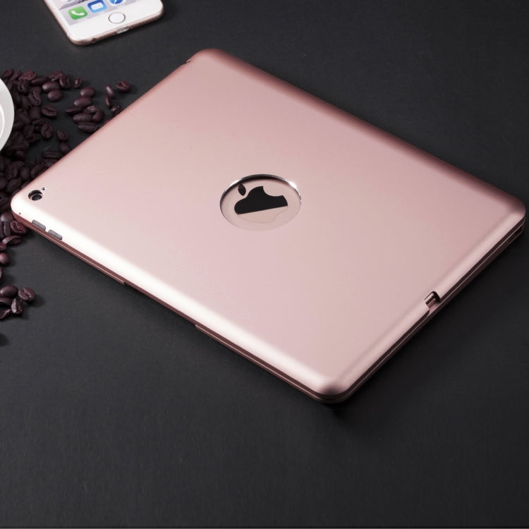 F06 for iPad Pro 9.7 inch / iPad Air 2 Portable Foldable Aluminium Alloy Wireless Bluetooth Backlight Keyboard
