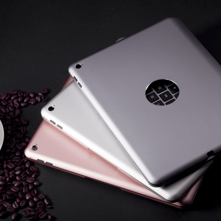 F06 for iPad Pro 9.7 inch / iPad Air 2 Portable Foldable Aluminium Alloy Wireless Bluetooth Backlight Keyboard