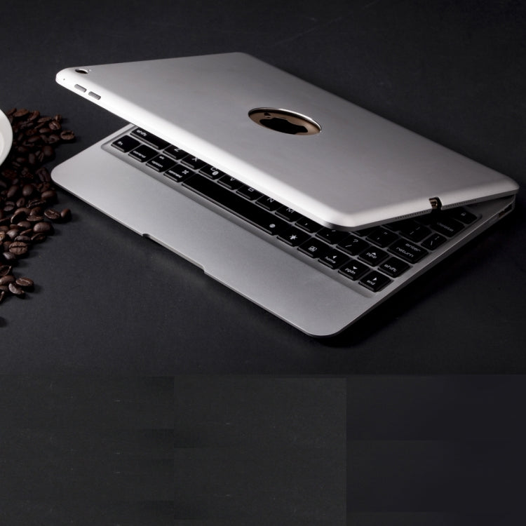 F06 for iPad Pro 9.7 inch / iPad Air 2 Portable Foldable Aluminium Alloy Wireless Bluetooth Backlight Keyboard