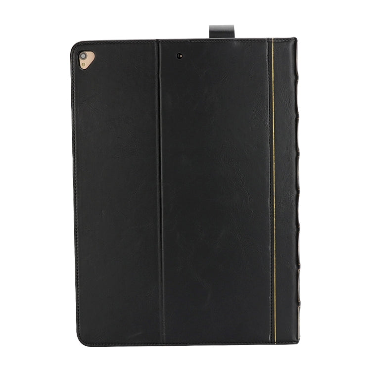 Bible Style Business Horizontal Flip Leather Case for iPad Pro 12.9 (2017) & Pro 12.9 (2015), with Card Slots & Pen Slots & Photo Frame & Holder