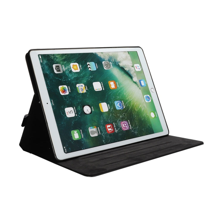 Bible Style Business Horizontal Flip Leather Case for iPad Pro 12.9 (2017) & Pro 12.9 (2015), with Card Slots & Pen Slots & Photo Frame & Holder