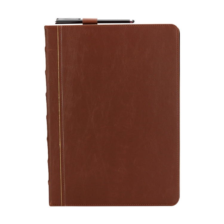 Bible Style Business Horizontal Flip Leather Case for iPad Pro 12.9 (2017) & Pro 12.9 (2015), with Card Slots & Pen Slots & Photo Frame & Holder