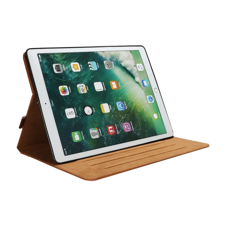 Bible Style Business Horizontal Flip Leather Case for iPad Pro 12.9 (2017) & Pro 12.9 (2015), with Card Slots & Pen Slots & Photo Frame & Holder