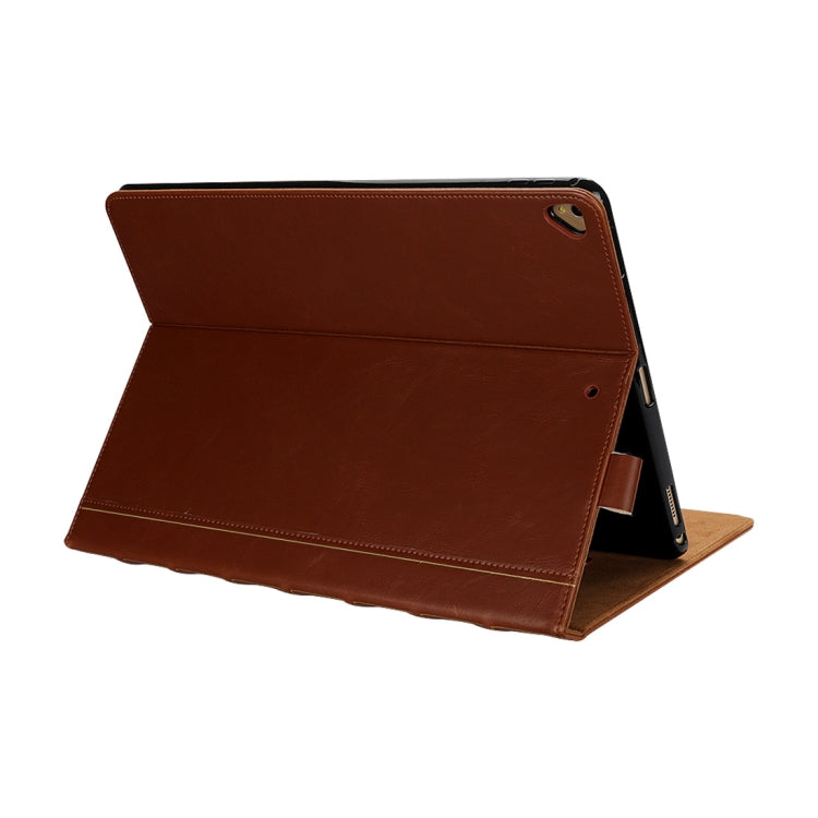 Bible Style Business Horizontal Flip Leather Case for iPad Pro 12.9 (2017) & Pro 12.9 (2015), with Card Slots & Pen Slots & Photo Frame & Holder