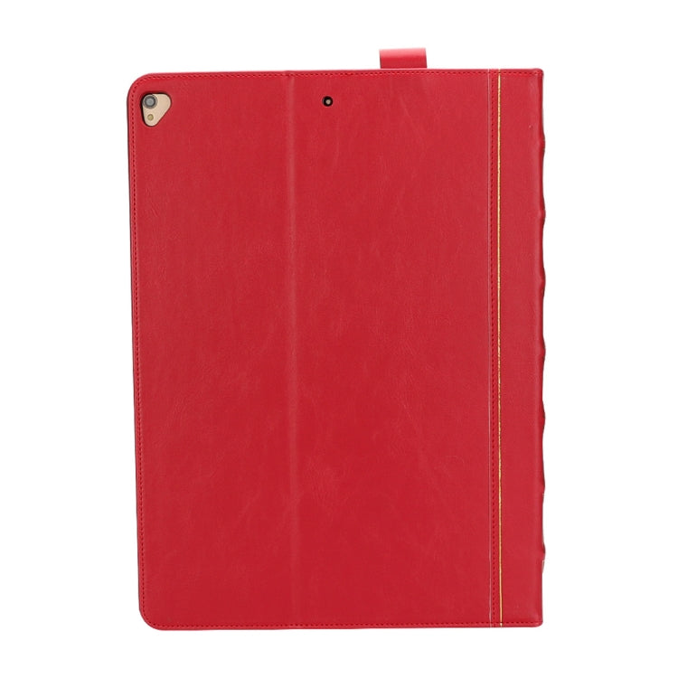 Bible Style Business Horizontal Flip Leather Case for iPad Pro 12.9 (2017) & Pro 12.9 (2015), with Card Slots & Pen Slots & Photo Frame & Holder