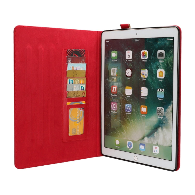 Bible Style Business Horizontal Flip Leather Case for iPad Pro 12.9 (2017) & Pro 12.9 (2015), with Card Slots & Pen Slots & Photo Frame & Holder