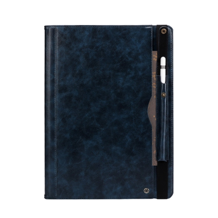 Horizontal Flip Leather Case for iPad Pro 12.9 (2017) & Pro 12.9 (2015),  with Double Card Slots & Pen Slots & Holder & Wallet & Photo Frame