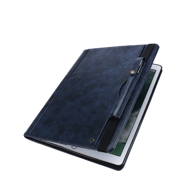 Horizontal Flip Leather Case for iPad Pro 12.9 (2017) & Pro 12.9 (2015),  with Double Card Slots & Pen Slots & Holder & Wallet & Photo Frame