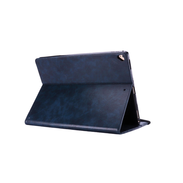 Horizontal Flip Leather Case for iPad Pro 12.9 (2017) & Pro 12.9 (2015),  with Double Card Slots & Pen Slots & Holder & Wallet & Photo Frame