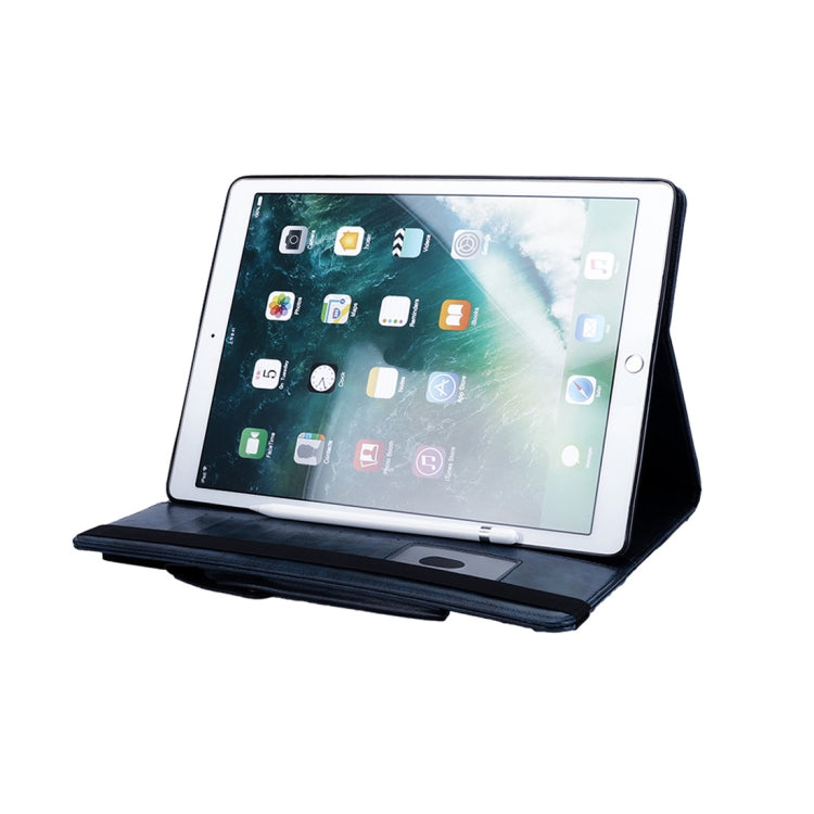 Horizontal Flip Leather Case for iPad Pro 12.9 (2017) & Pro 12.9 (2015),  with Double Card Slots & Pen Slots & Holder & Wallet & Photo Frame