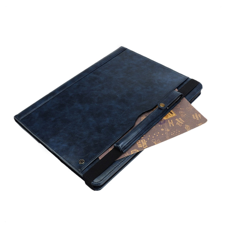 Horizontal Flip Leather Case for iPad Pro 12.9 (2017) & Pro 12.9 (2015),  with Double Card Slots & Pen Slots & Holder & Wallet & Photo Frame