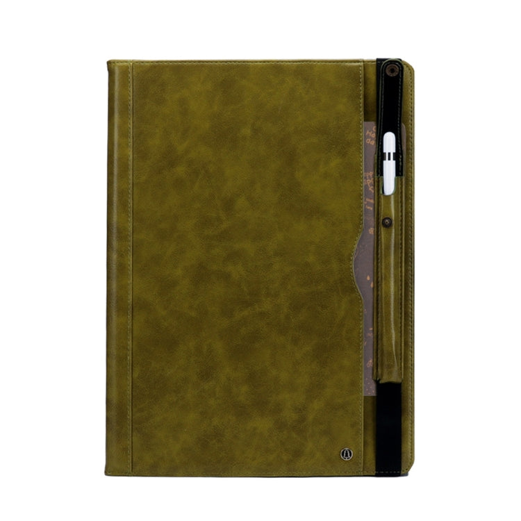 Horizontal Flip Leather Case for iPad Pro 12.9 (2017) & Pro 12.9 (2015),  with Double Card Slots & Pen Slots & Holder & Wallet & Photo Frame