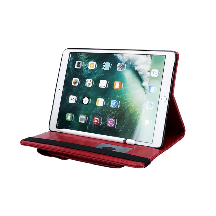 Horizontal Flip Leather Case for iPad Pro 12.9 (2017) & Pro 12.9 (2015),  with Double Card Slots & Pen Slots & Holder & Wallet & Photo Frame