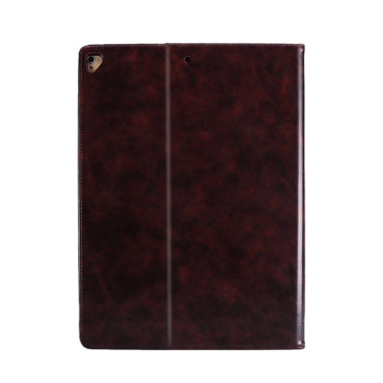 Horizontal Flip Leather Case for iPad Pro 12.9 (2017) & Pro 12.9 (2015),  with Double Card Slots & Pen Slots & Holder & Wallet & Photo Frame