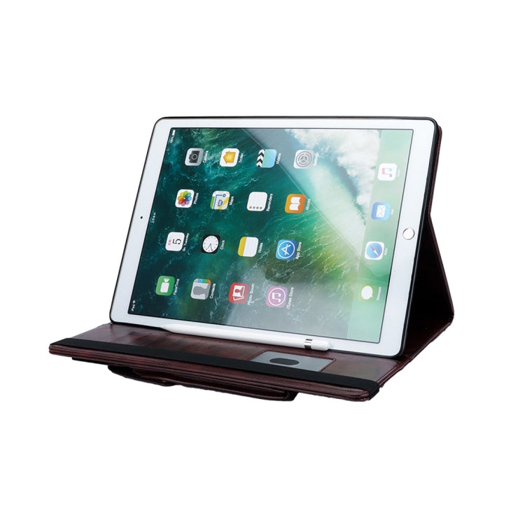 Horizontal Flip Leather Case for iPad Pro 12.9 (2017) & Pro 12.9 (2015),  with Double Card Slots & Pen Slots & Holder & Wallet & Photo Frame
