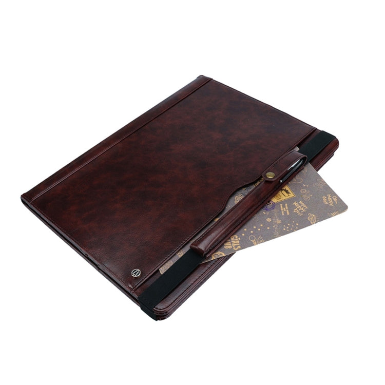 Horizontal Flip Leather Case for iPad Pro 12.9 (2017) & Pro 12.9 (2015),  with Double Card Slots & Pen Slots & Holder & Wallet & Photo Frame