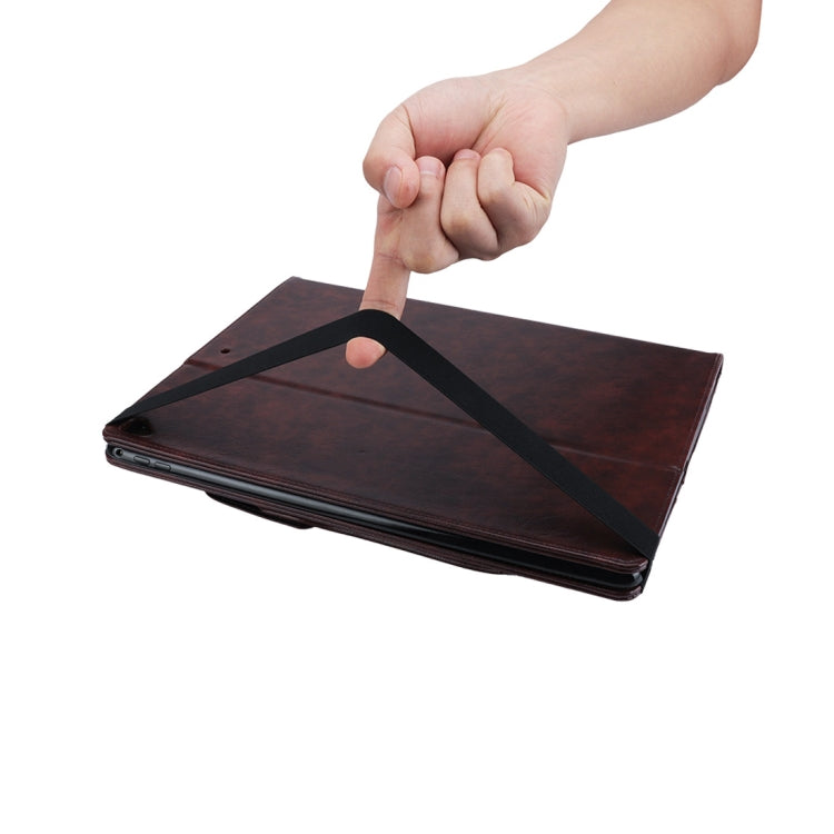 Horizontal Flip Leather Case for iPad Pro 12.9 (2017) & Pro 12.9 (2015),  with Double Card Slots & Pen Slots & Holder & Wallet & Photo Frame