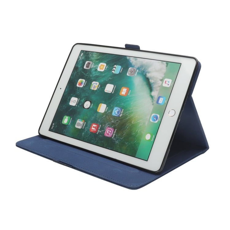Horizontal Flip Double Holder Leather Case for iPad Pro 12.9 (2017) / (2015), with Card Slots & Photo Frame & Pen Slot