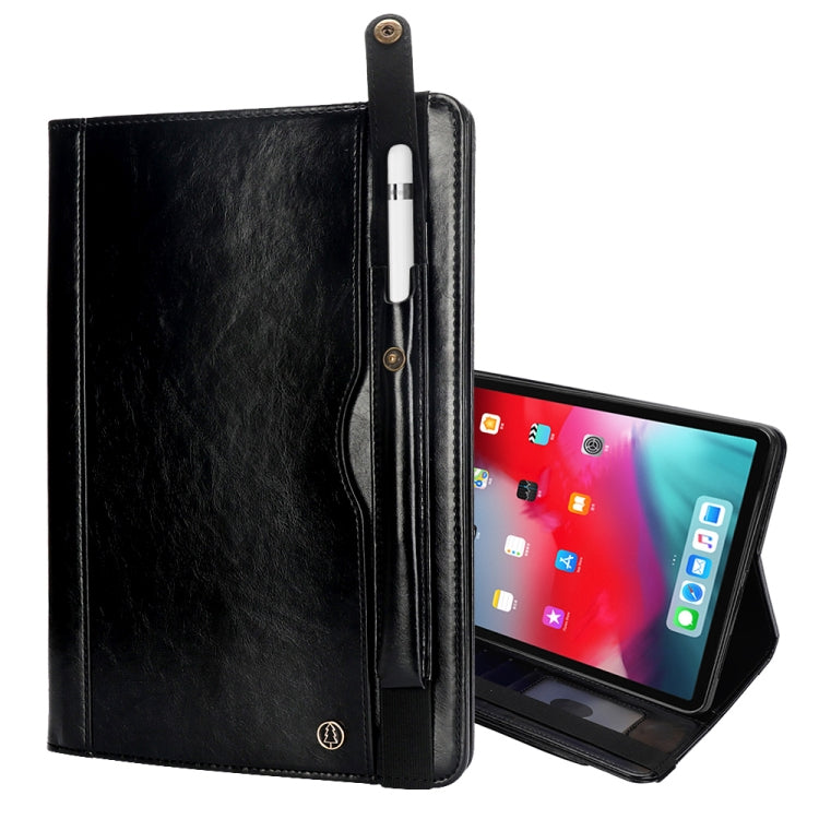 Crazy Horse Texture Horizontal Flip Leather Case for iPad Pro 11 inch, with Card Slots & Pen Slot & Holder & Wallet