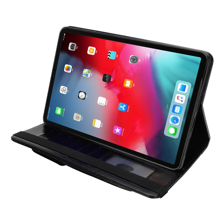 Crazy Horse Texture Horizontal Flip Leather Case for iPad Pro 11 inch, with Card Slots & Pen Slot & Holder & Wallet
