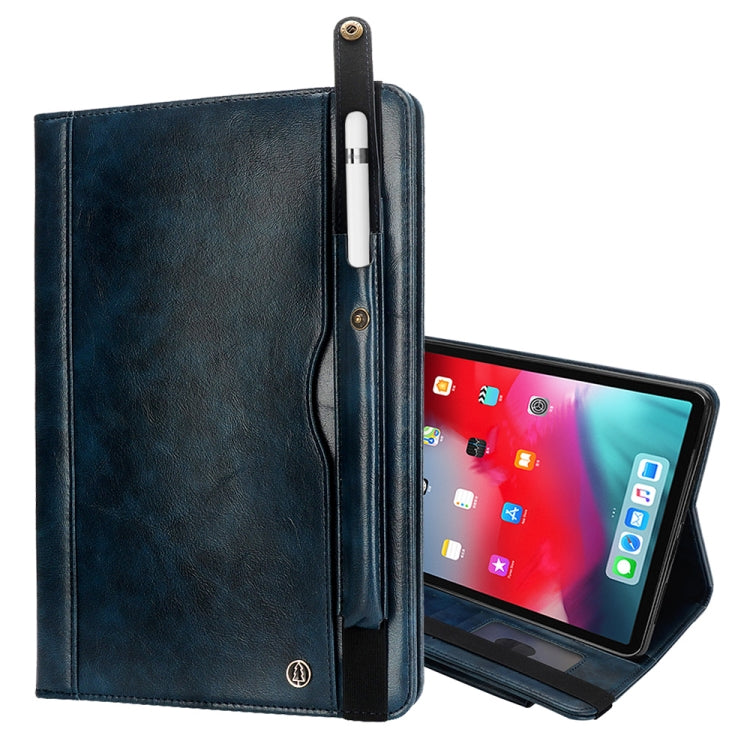 Crazy Horse Texture Horizontal Flip Leather Case for iPad Pro 11 inch, with Card Slots & Pen Slot & Holder & Wallet