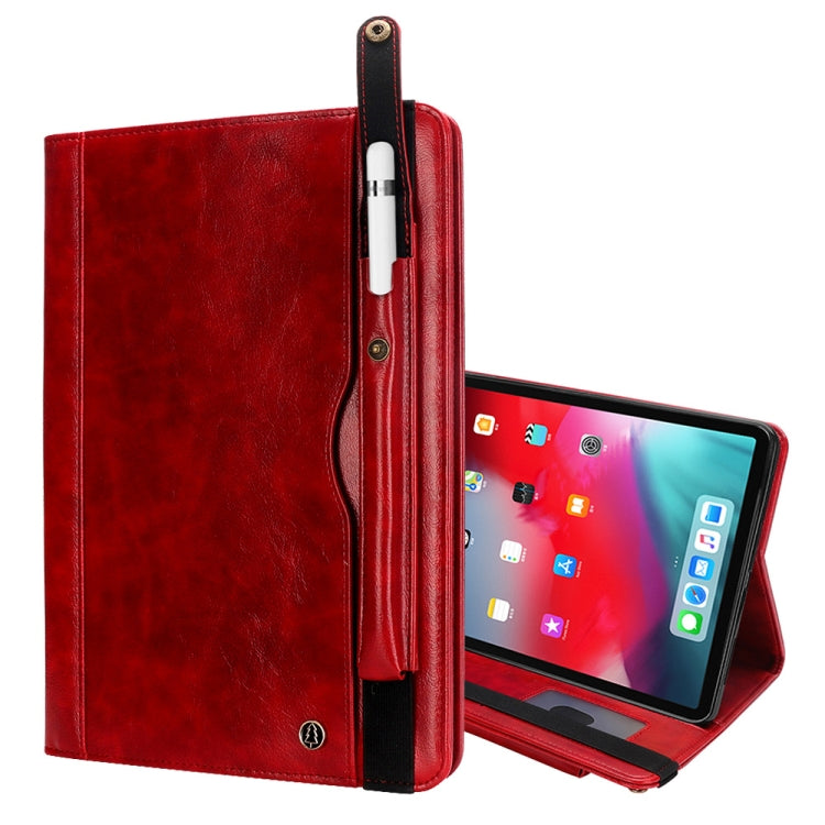 Crazy Horse Texture Horizontal Flip Leather Case for iPad Pro 11 inch, with Card Slots & Pen Slot & Holder & Wallet