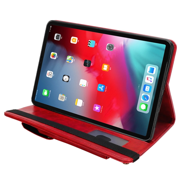 Crazy Horse Texture Horizontal Flip Leather Case for iPad Pro 12.9 (2018), with Card Slots & Pen Slot & Holder & Wallet