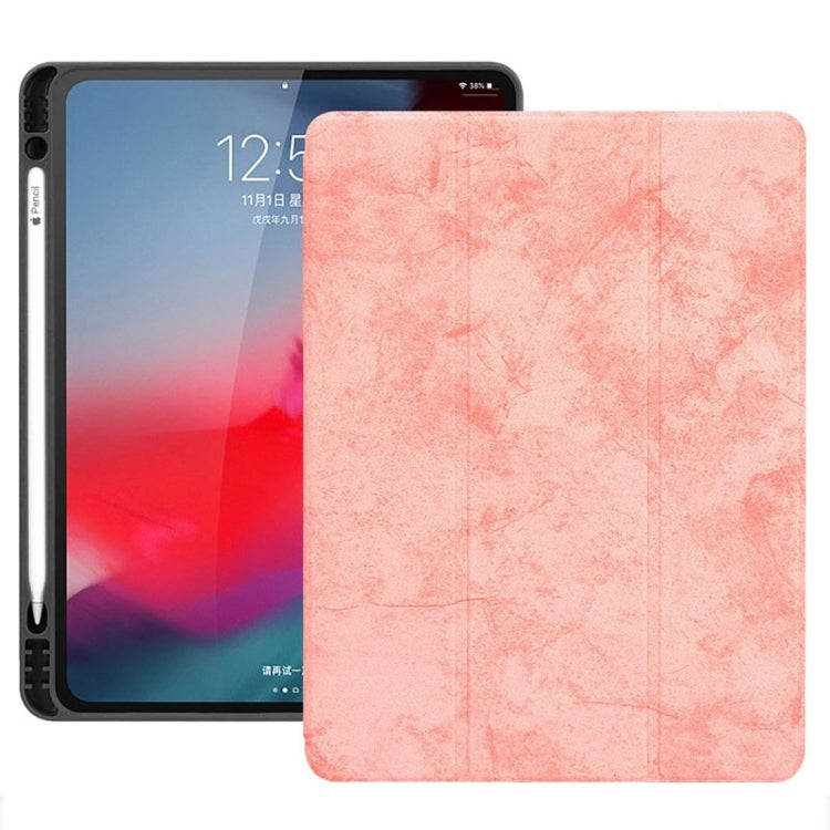 Horizontal Flip Magnetic PU Leather Case for iPad Pro 11 inch (2018), with Three-folding Holder & Sleep / Wake-up Function