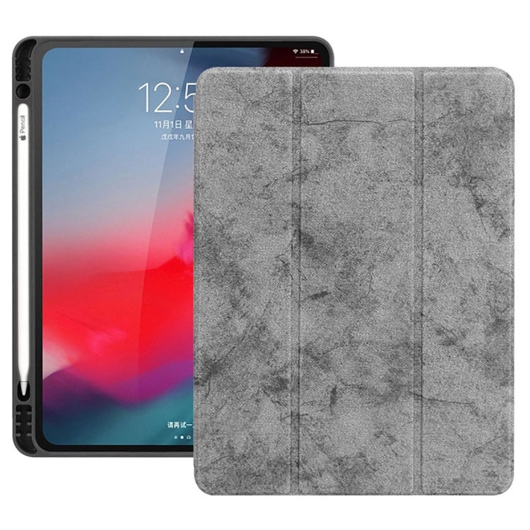 Horizontal Flip Magnetic PU Leather Case for iPad Pro 11 inch (2018), with Three-folding Holder & Sleep / Wake-up Function
