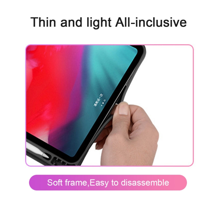 Horizontal Flip Magnetic PU Leather Case for iPad Pro 11 inch (2018), with Three-folding Holder & Sleep / Wake-up Function