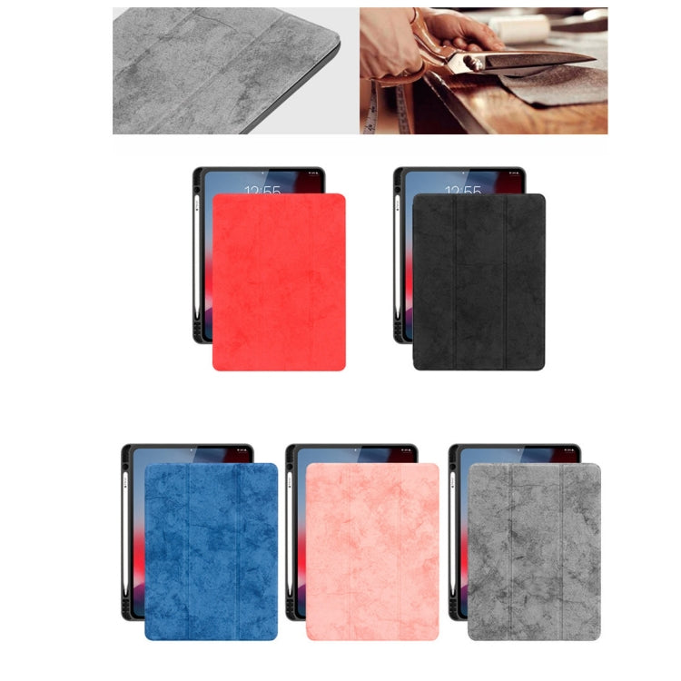 Horizontal Flip Magnetic PU Leather Case for iPad Pro 11 inch (2018), with Three-folding Holder & Sleep / Wake-up Function