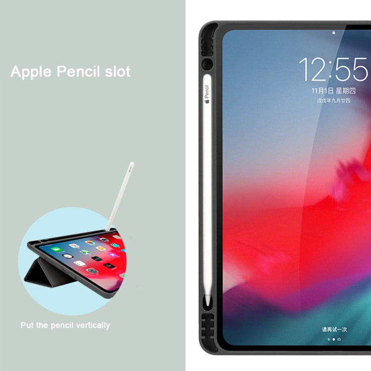 Horizontal Flip Magnetic PU Leather Case for iPad Pro 11 inch (2018), with Three-folding Holder & Sleep / Wake-up Function