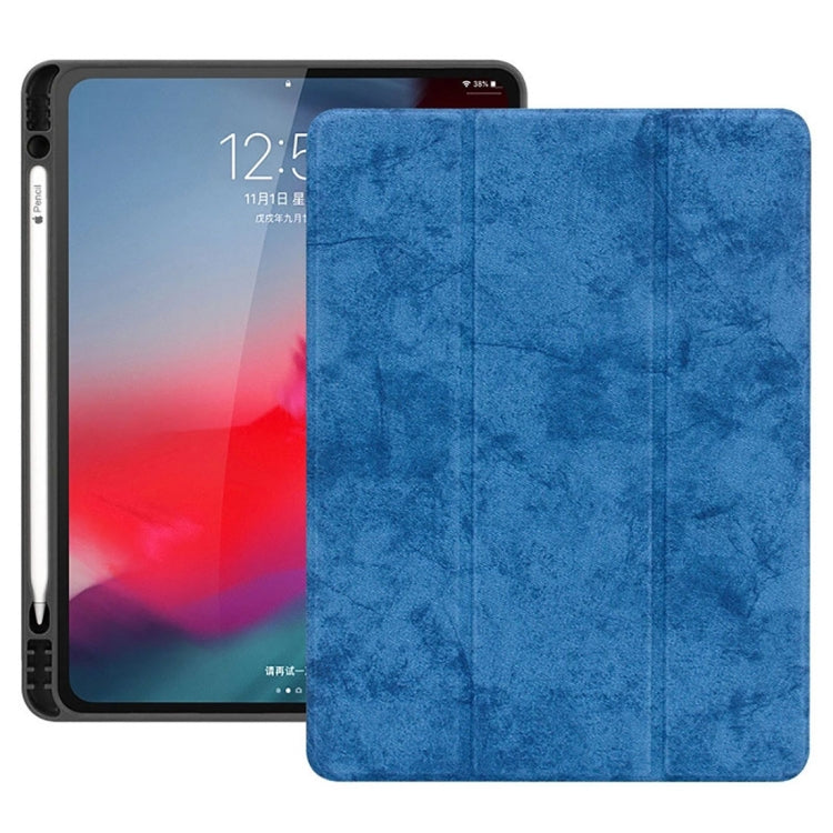 Horizontal Flip Magnetic PU Leather Case for iPad Pro 11 inch (2018), with Three-folding Holder & Sleep / Wake-up Function